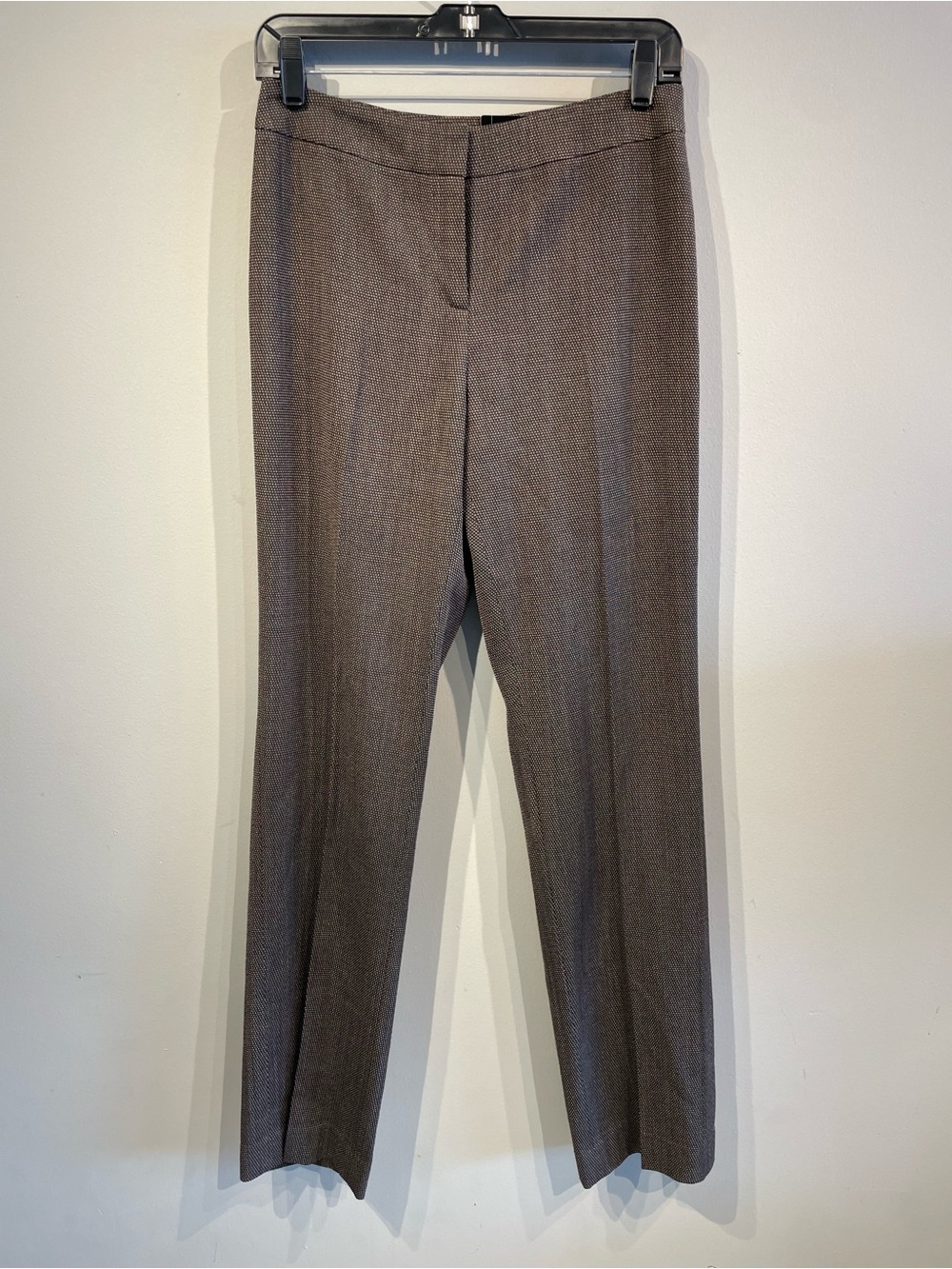 Lafayette 148 New York Straight-Leg Dress Pants in Brown